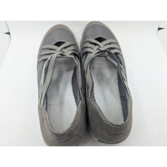 Dansko Shoes Women's Sz EU 40 US 9.5-10 Hilde Gray Suede Comfort Cross Strap - Picture 7 of 11